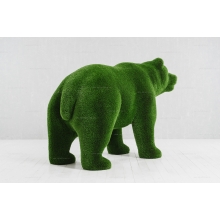 Садовая фигура из искусственной травы «Медведь» Садовая фигура из искусственной травы «Медведь»