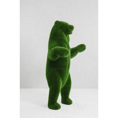 Садовая фигура из искусственной травы «Медведь на задних лапах» Садовая фигура из искусственной травы «Медведь на задних лапах»