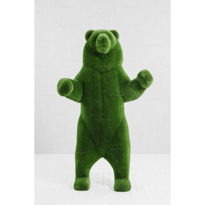 Садовая фигура из искусственной травы «Медведь на задних лапах» Садовая фигура из искусственной травы «Медведь на задних лапах»