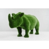 Садовая фигура из искусственной травы «Носорог»
