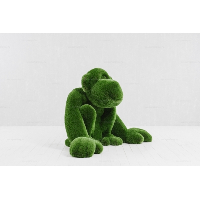 Садовая фигура из искусственной травы «Обезьяна» Садовая фигура из искусственной травы «Обезьяна»