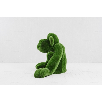 Садовая фигура из искусственной травы «Обезьяна» Садовая фигура из искусственной травы «Обезьяна»