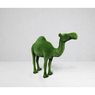 Садовая фигура из искусственной травы «Одногорбый верблюд» Садовая фигура из искусственной травы «Одногорбый верблюд»