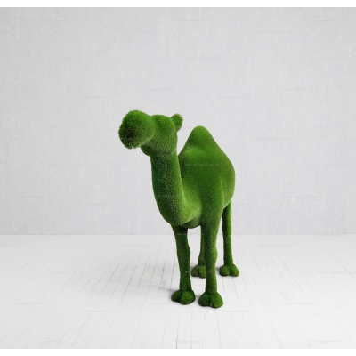 Садовая фигура из искусственной травы «Одногорбый верблюд» Садовая фигура из искусственной травы «Одногорбый верблюд»