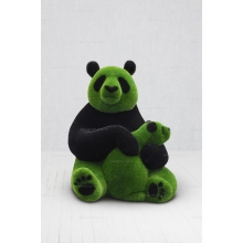 Садовая фигура из искусственной травы «Панда: микс черного и зеленого газона» Садовая фигура из искусственной травы «Панда: микс черного и зеленого газона»