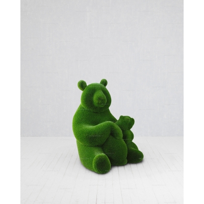 Садовая фигура из искусственной травы «Панда с детенышем» Садовая фигура из искусственной травы «Панда с детенышем»