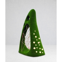 Садовая фигура из искусственной травы «Ракушка – канатная лестница»