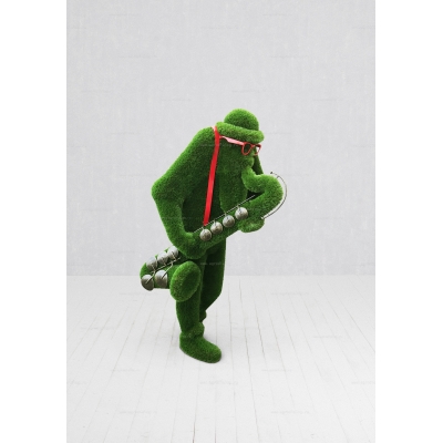 Садовая фигура из искусственной травы «Саксофонист» Садовая фигура из искусственной травы «Саксофонист»