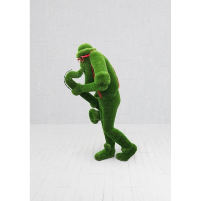 Садовая фигура из искусственной травы «Саксофонист» Садовая фигура из искусственной травы «Саксофонист»