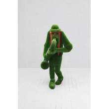 Садовая фигура из искусственной травы «Саксофонист»