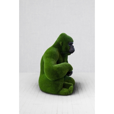 Садовая фигура из искусственной травы «Самец гориллы» Садовая фигура из искусственной травы «Самец гориллы»