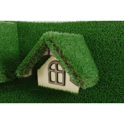 Садовая фигура из искусственной травы «Сказочный домик» Садовая фигура из искусственной травы «Сказочный домик»