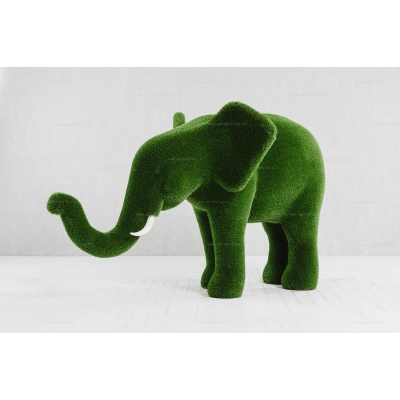 Садовая фигура из искусственной травы «Слон» Садовая фигура из искусственной травы «Слон»