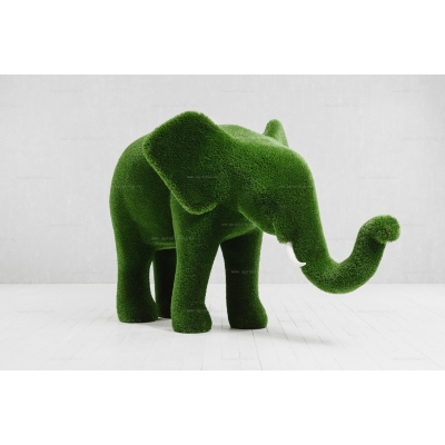 Садовая фигура из искусственной травы «Слон» Садовая фигура из искусственной травы «Слон»