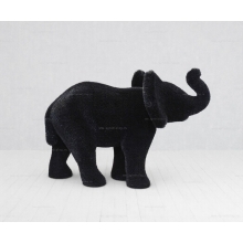 Садовая фигура из искусственной травы «Слон малый черный» Садовая фигура из искусственной травы «Слон малый черный»