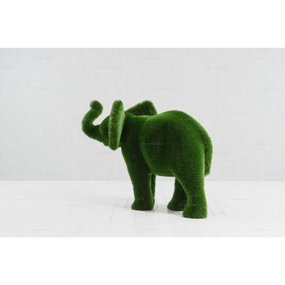 Садовая фигура из искусственной травы «Слоненок» Садовая фигура из искусственной травы «Слоненок»