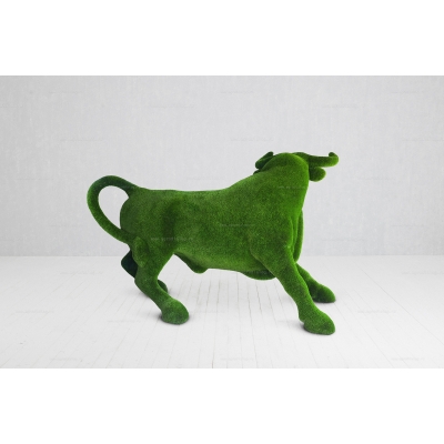 Садовая фигура из искусственной травы «Свирепый бык» Садовая фигура из искусственной травы «Свирепый бык»