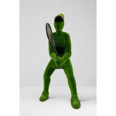 Садовая фигура из искусственной травы «Теннисистка» Садовая фигура из искусственной травы «Теннисистка»