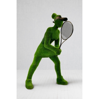 Садовая фигура из искусственной травы «Теннисистка» Садовая фигура из искусственной травы «Теннисистка»