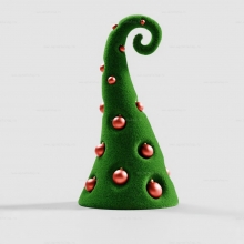 Садовая фигура из искусственной травы «Ёлка Завиток» Садовая фигура из искусственной травы «Ёлка Завиток»