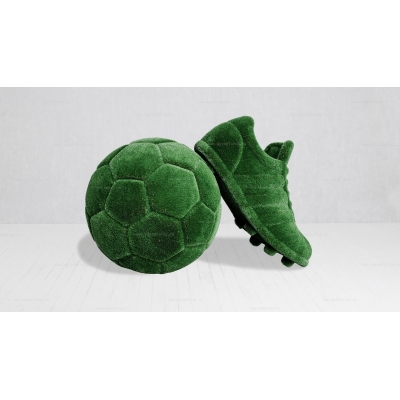 Садовые фигуры из искусственной травы «Бутса с мячом» Садовые фигуры из искусственной травы «Бутса с мячом»