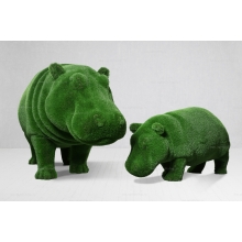 Садовые фигуры из искусственной травы «Два бегемота» Садовые фигуры из искусственной травы «Два бегемота»