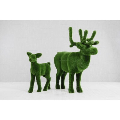 Садовые фигуры из искусственной травы «Два оленя» Садовые фигуры из искусственной травы «Два оленя»