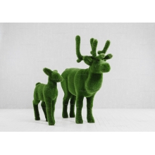 Садовые фигуры из искусственной травы «Два оленя»