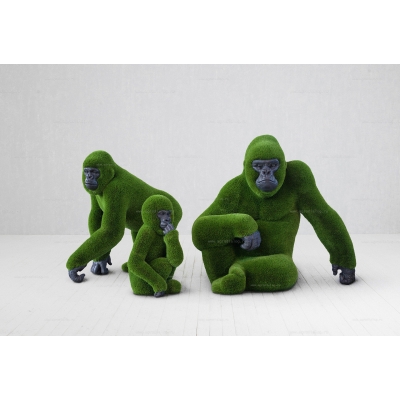 Садовые фигуры из искусственной травы «Гориллы» Садовые фигуры из искусственной травы «Гориллы»