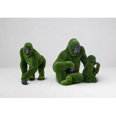 Садовые фигуры из искусственной травы «Гориллы» Садовые фигуры из искусственной травы «Гориллы»