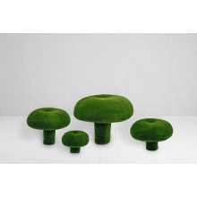 Садовые фигуры из искусственной травы «Грибы сыроежки»