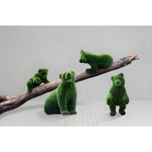 Садовые фигуры из искусственной травы «Мишки в лесу»