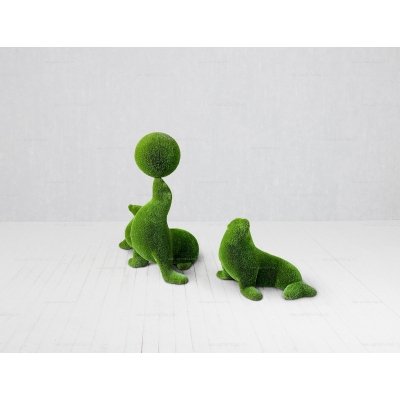 Садовые фигуры из искусственной травы «Морские котики» Садовые фигуры из искусственной травы «Морские котики»