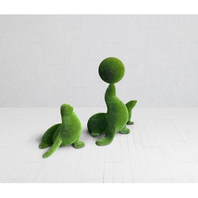 Садовые фигуры из искусственной травы «Морские котики» Садовые фигуры из искусственной травы «Морские котики»