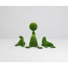 Садовые фигуры из искусственной травы «Морские котики»