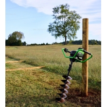 Земляной аккумуляторный мотобур Greenworks 82EA8 Земляной аккумуляторный мотобур Greenworks 82EA8