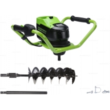 Земляной аккумуляторный мотобур Greenworks 82EA8K8 Земляной аккумуляторный мотобур Greenworks 82EA8K8