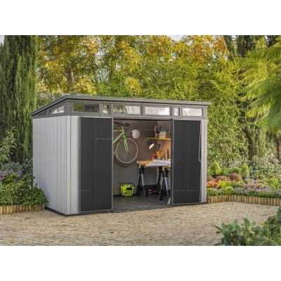 Древесно-пластиковый композитный сарай Keter Artisan 11x7 Древесно-пластиковый композитный сарай Keter Artisan 11x7
