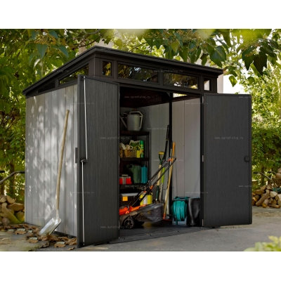 Древесно-пластиковый композитный сарай Keter Artisan 7x7 Древесно-пластиковый композитный сарай Keter Artisan 7x7