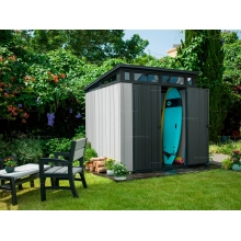 Древесно-пластиковый композитный сарай Keter Artisan 7x7 Древесно-пластиковый композитный сарай Keter Artisan 7x7