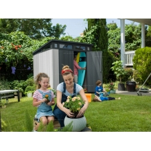 Древесно-пластиковый композитный сарай Keter Artisan 7x7 Древесно-пластиковый композитный сарай Keter Artisan 7x7