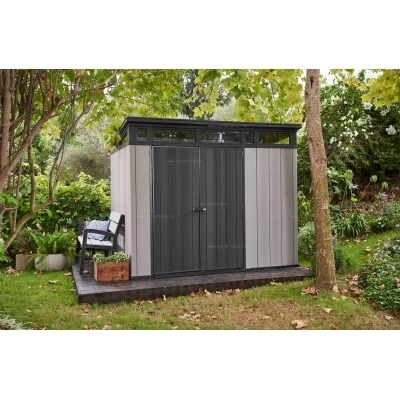 Древесно-пластиковый композитный сарай Keter Artisan 9x7 Древесно-пластиковый композитный сарай Keter Artisan 9x7