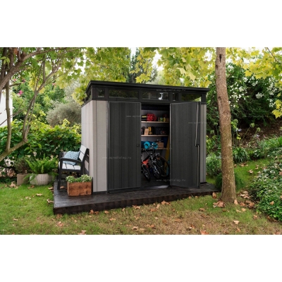 Древесно-пластиковый композитный сарай Keter Artisan 9x7 Древесно-пластиковый композитный сарай Keter Artisan 9x7