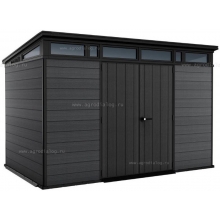 Древесно-пластиковый композитный сарай Keter Cortina 2.0 11x7 Graphite Древесно-пластиковый композитный сарай Keter Cortina 2.0 11x7 Graphite