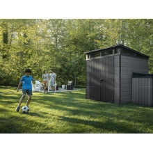 Древесно-пластиковый композитный сарай Keter Cortina 7x7 Graphite Древесно-пластиковый композитный сарай Keter Cortina 7x7 Graphite