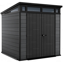 Древесно-пластиковый композитный сарай Keter Cortina 7x7 Graphite Древесно-пластиковый композитный сарай Keter Cortina 7x7 Graphite