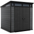 Древесно-пластиковый композитный сарай Keter Cortina 7x7 Graphite Древесно-пластиковый композитный сарай Keter Cortina 7x7 Graphite