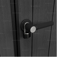 Древесно-пластиковый композитный сарай Keter Cortina 9x7 Graphite Древесно-пластиковый композитный сарай Keter Cortina 9x7 Graphite