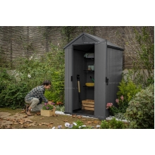 Древесно-пластиковый композитный сарай Keter Darwin 4x4 Grey Древесно-пластиковый композитный сарай Keter Darwin 4x4 Grey