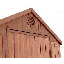 Древесно-пластиковый композитный сарай Keter Darwin 4x6 Древесно-пластиковый композитный сарай Keter Darwin 4x6